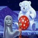 Polar Bear  Seal with Coca Cola