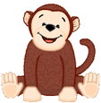 Sitting monkey