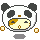 Dressed like a Panda