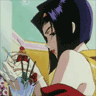 Faye eating ice cream