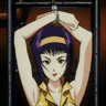 Faye handcuffed