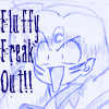 Fluffy freak out