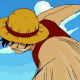 Luffy punching