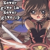 Never give up