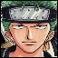 Zolo with Naruto headband