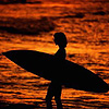 Surfer at Sunset