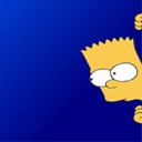 Bart in the Blue