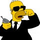 Bodyguard Homer