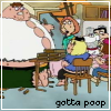 Peters gotta poop