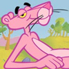 Pink Panther lounging