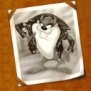 Taz Black  White Photo