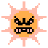 Angry sun