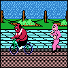 Bike training scene
