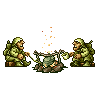 Campfire soldiers