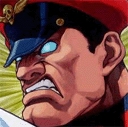 M Bison Looking Mean