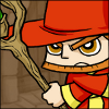 Mage with staff