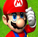 Mario Saluting