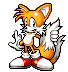 Tails salutes