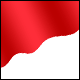 3D Indonesia Flag