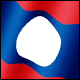 3D Laos Flag