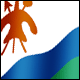 3D Lesotho Flag