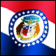3D Missouri Flag