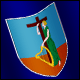 3D Montserrat Flag