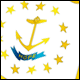 3D Rhode Island Flag