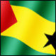 3D Sao Tome  Principe Flag
