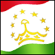 3D Tajikistan Flag