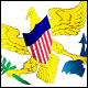 3D Virgin Islands Flag