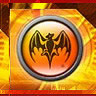 Bacardi Bat Logo Orange
