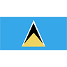 Saint Lucia Flag transparent
