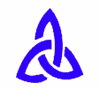 Trinity knot colored