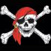 Classic skull and crossbones