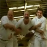Escorted away