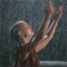 Evey in the rain