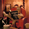 Gromit Reading