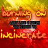 Burning on