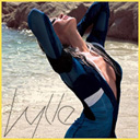 Kylie on the beach