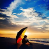Girl with umbrella