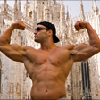Chris Masters flexing