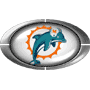 Miami Dolphins Button
