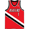 Portland Trailblazers Alternate Shirt