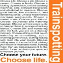Trainspotting Manifesto