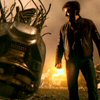 Wolverine at dawn