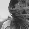 Windswept hair