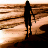 Woman and sea