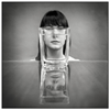 Woman behind glass
