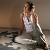 Woman on carpet